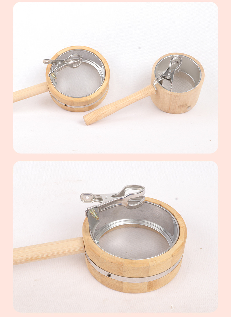 Handheld Moxibustion Holder Stainless Steel Moxa Stick Clamp for Home Warming Therapy in use