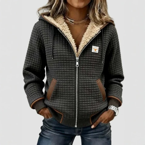 Popular European and American Independent Site Amazon Autumn and Winter New Fashion Casual Fleece-Lined Zipper Anti-Wrinkle Warm Wear-Resistant Windproof Popular European and American Independent Site Amazon Autumn and Winter New Fashion Casual Fleece-Lined Zipper Anti-Wrinkle Warm Wear-Resistant Windproof