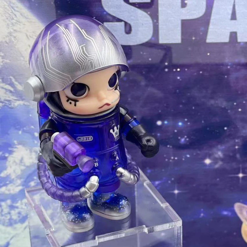 Коллекционная серия Bubble Mart Mega Space Molly Astronaut Jasmine второго поколения — коробка-головоломка ручной работы