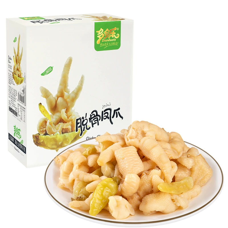 Дуо Дуо Лэ Красный Удалить Лимон Феникс Коготь Свинина Кислая Курица Капуста Кость Кость Кость Кость Кость Закуски Снэк Фуд Чипсы