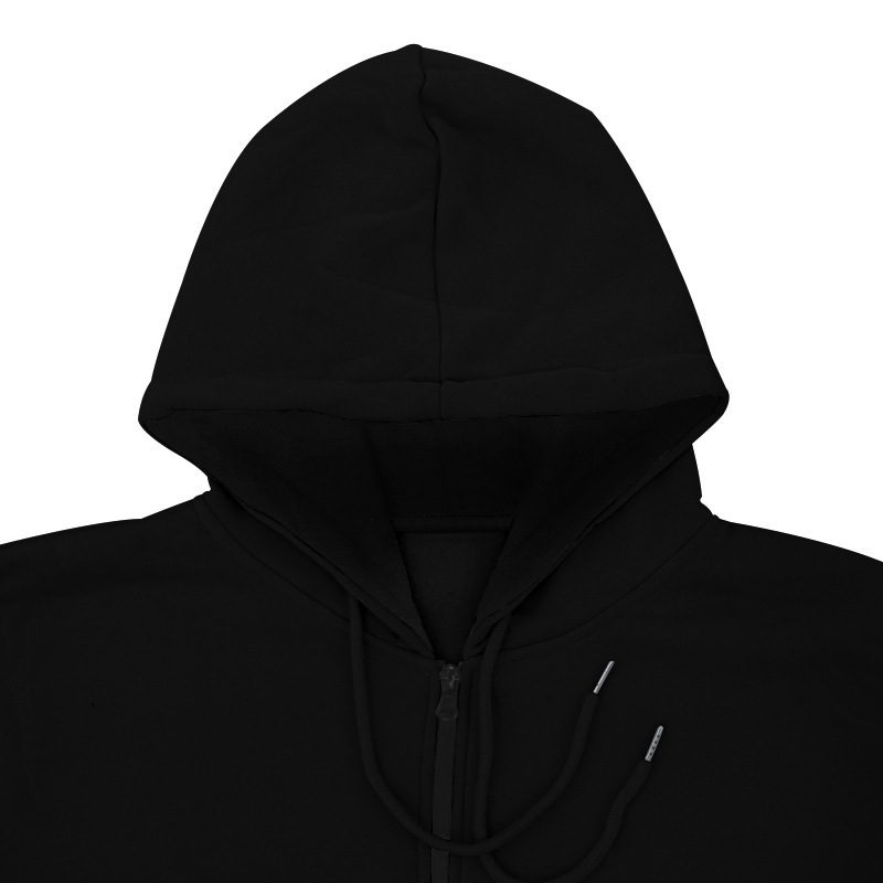 Cross-border E-commerce Autumn Winter Season Solid Color Hooded Fleece Warm Men's Long Sleeve Sweatshirt_voghion.com