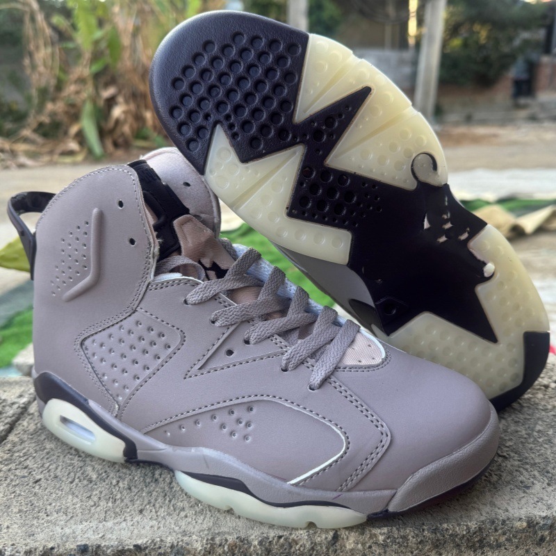 Comercio exterior Putian AJ6 TS verde oliva azul conejo de Carolina del Norte Baco ceniza París aj6 zapatillas deportivas de baloncesto para hombres y mujeres image 32