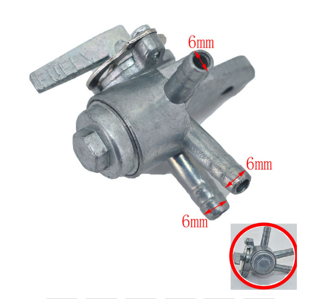 Accesorios de modificación de motocicleta interruptor scooter interruptor de aceite interruptor de tanque de combustible interruptor de circuito de aceite olla de aceite interruptor de Tanque de combustible auxiliar