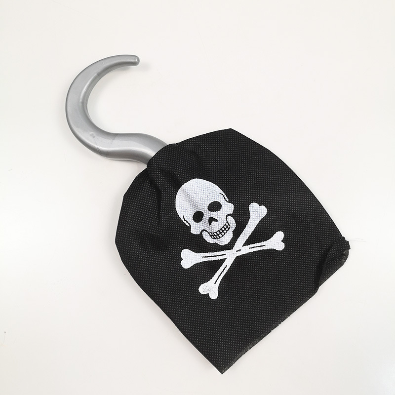 Halloween piratas ojos máscaras niños cosplay disfraz piratas caribeños armas simuladoras juguetes ganchos piratas