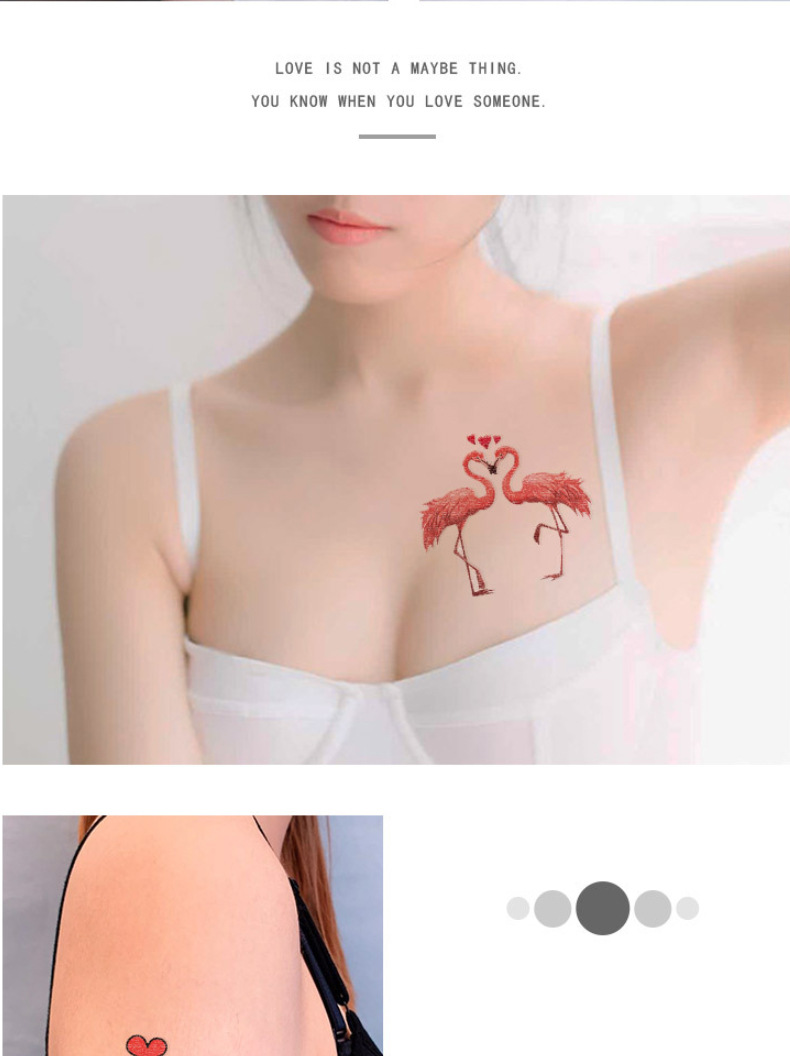 Valentine's Day Heart Shape Pet Tattoos & Body Art 1 Piece display picture 2