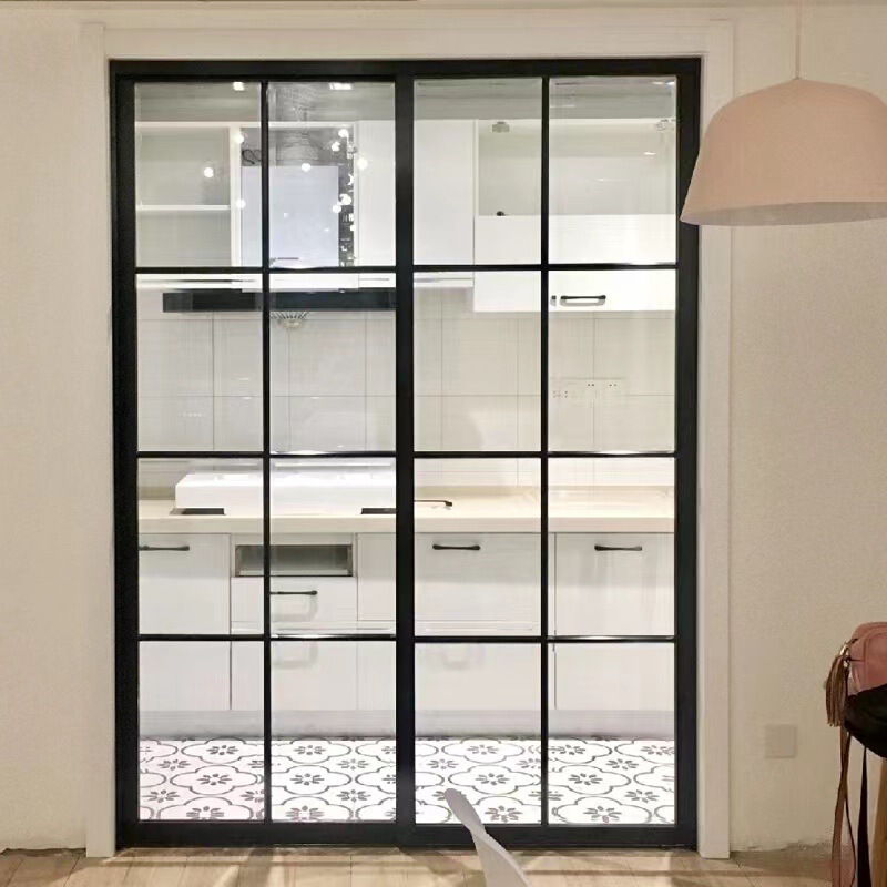 Single and Double Rail Kitchen Balcony Door Partition Ground Rail Frosted Glass Toilet Sliding Door Aluminum Alloy Tempered Glass Door Single and Double Rail Kitchen Balcony Door Partition Ground Rail Frosted Glass Toilet Sliding Door Aluminum Alloy Tempered Glass Door