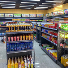 超市货架灯箱亚克力LED展示架广告牌单面双面镂空多款可
