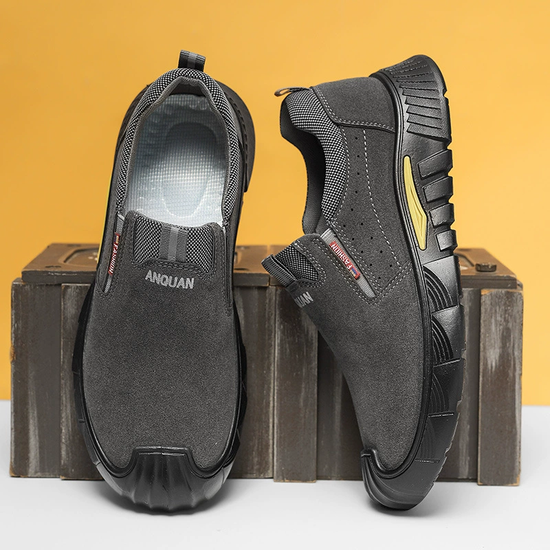 Осенняя обувь по страхованию труда Низкая помощь на строительной площадке