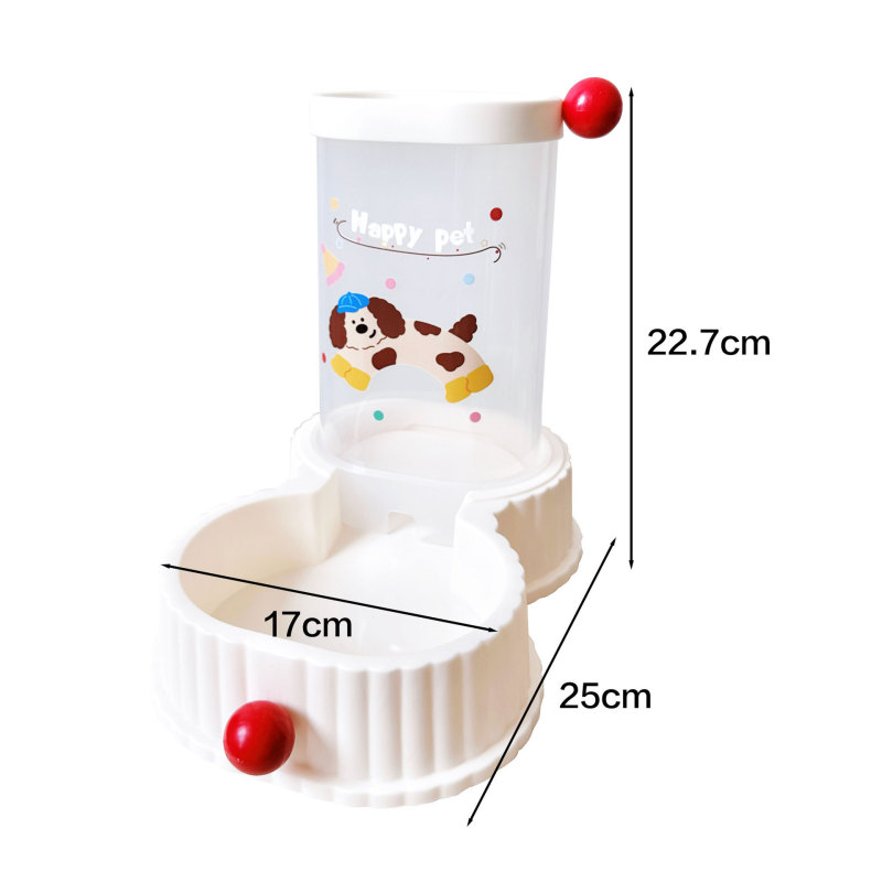 宠物喂食器自动喂食器饮水机两用狗粮储粮储水桶大容量喂水喂食器|undefined