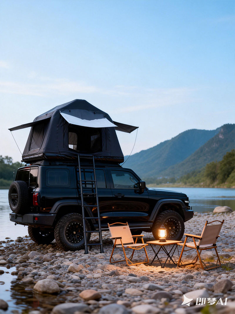 Camping Tent Factory Direct Supply, Inflatable, Fully Automatic, Sunproof, Rainproof, Foldable, Outdoor Camping, Car-Mounted, Portable