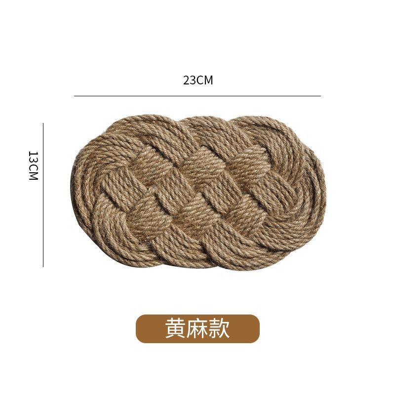[편직패드][대마줄형 13*23cm]