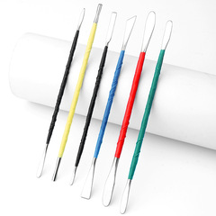 粘土泥塑抹刀不鏽鋼手邊泥塑開眼陶藝工具金屬雕塑軟陶泥塑形刀