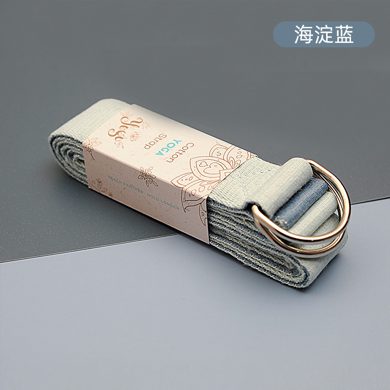 2色アイアンガーヨガストレッチバンド ストレッチバンド テンションバンド ヨガロープ ヨガ補助具・用品|undefined