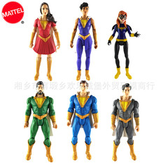 正規美泰mattel dcスーパーヒーロー雷沙賛shazam 6インチ可動人形フィギュア