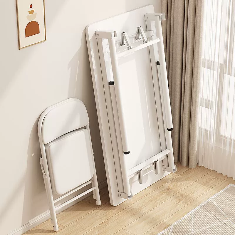 Раскладной обеденный стол, удобный и простой обеденный стол, большой длинный стол, столик для подставки, стол для занятий с репетитором, домашний обеденный стол.