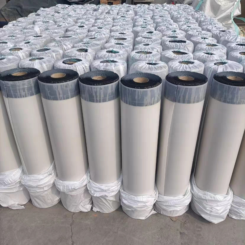 非沥青基防水卷材HDPE工程隧道高分子预铺自粘胶膜防水卷材-阿里巴巴