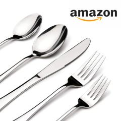 クロスボーダーアマゾンステンレス鋼ナイフ、フォーク、スプーン洋食器セットエレガントなステーキナイフディナーフォークステンレス鋼テーブルスプーン卸売
