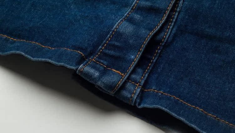 mid-length slim fit hip-hugging denim dress_mkmklike.com