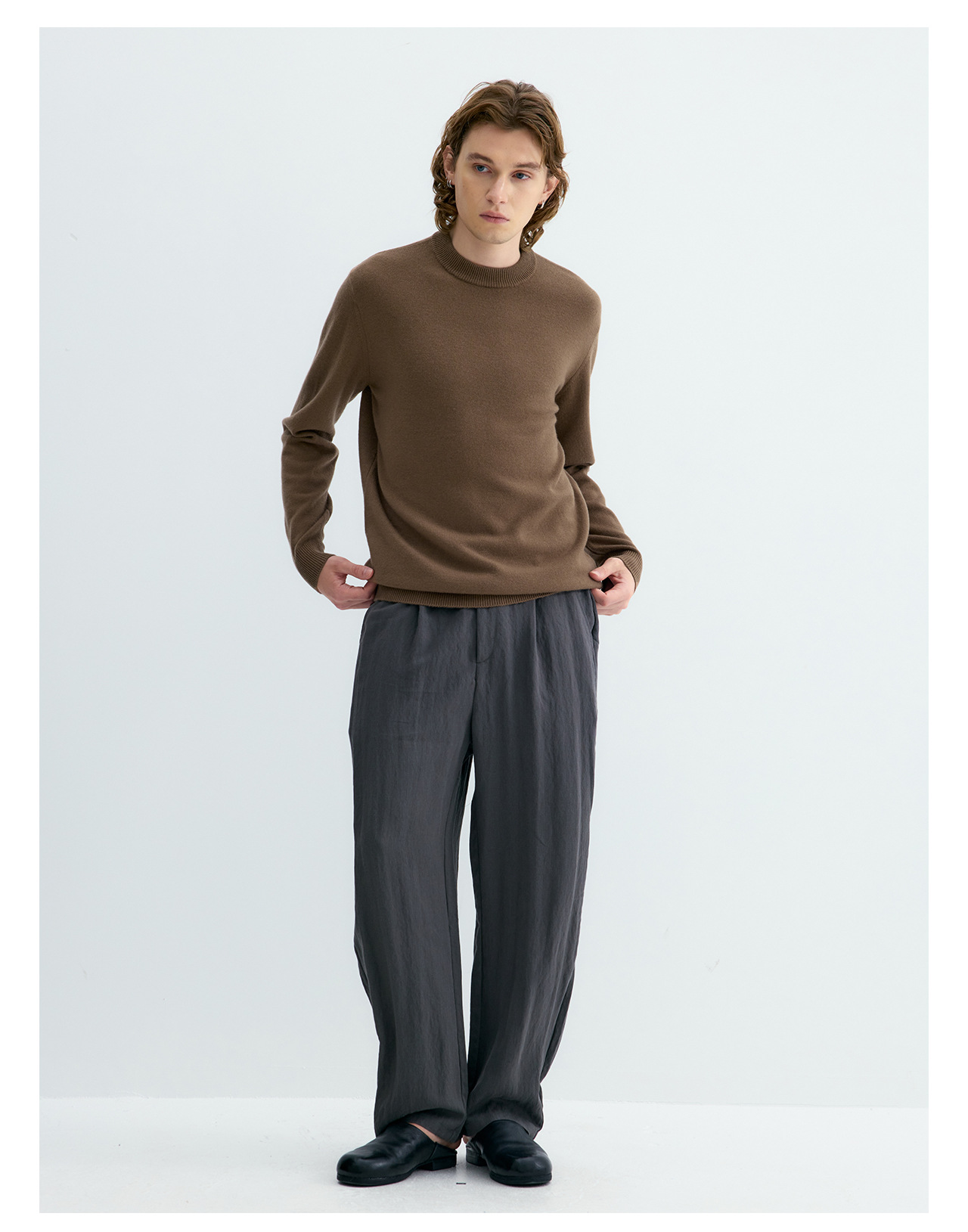 UNF Merino Wool Half-Turtleneck Sweater
