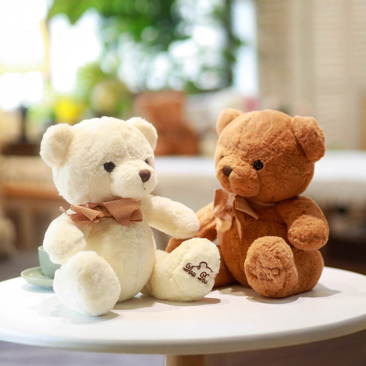 Corbata Teddy Bear creativo Teddy Bear pareja Niñas regalo de vacaciones muñecas de captura