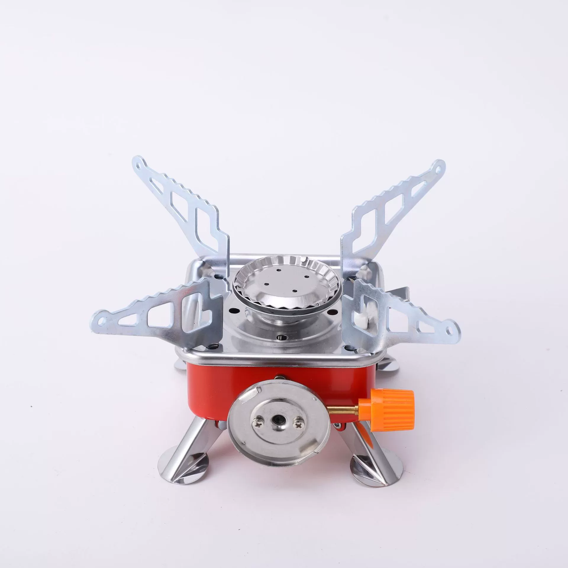 Популярная складная мини-печь для кемпинга и пикника, портативная квадратная печь для использования на природе