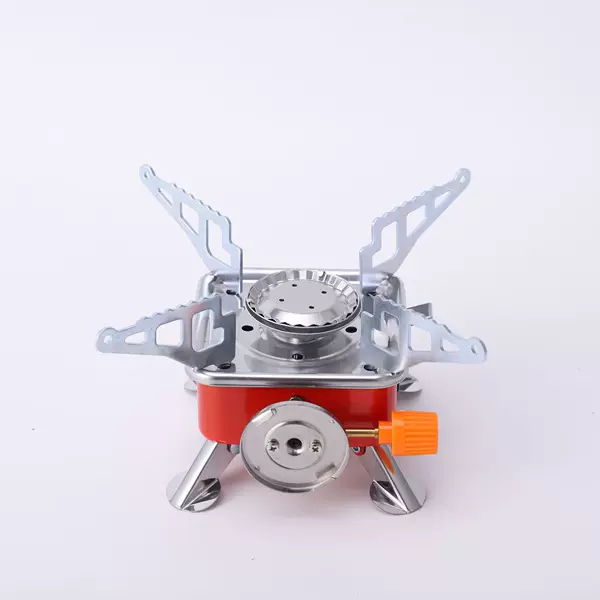 Cross-Border Hot-Selling Outdoor Mini Square Stove Portable Folding Square Stove Camping Stove Picnic Fire Stove Equipment