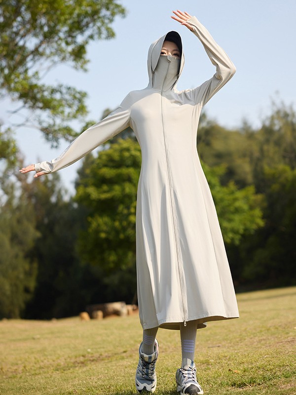 Sun Protection Clothing for Women, Summer 2026 New Style Long Coat, Anti-Uv, Breathable, Full-Body Cover-Up, Ice Silk Thin Outer Wear