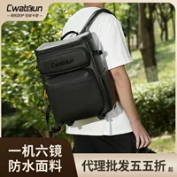 Cwatcun Гонконгская сумка для зеркальной фотокамеры на плечо, сумка для дрона, сумка для фотосъемки, большая вместительная многофункциональная профессиональная водонепроницаемая сумка