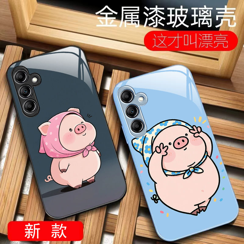 Suitable for Samsung A13 Mobile Phone Case A14 Soft Cute A20 Pink Little Flower Pig A32 Metal A33 Anti-Fall Core Cute Suitable for Samsung A13 Mobile Phone Case A14 Soft Cute A20 Pink Little Flower Pig A32 Metal A33 Anti-Fall Core Cute