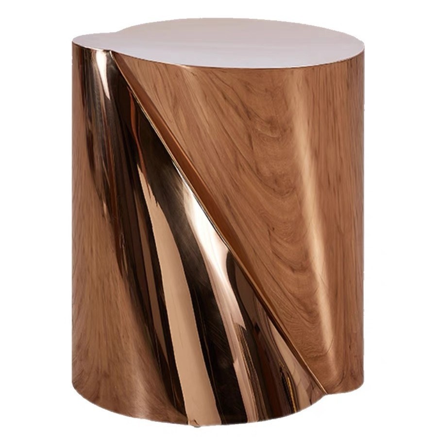 モダンライトラグジュアリークラウドコーナーテーブルイタリアのミニマリストモダンソファコンビネーションコーヒーテーブルシンプルなステンレス鋼のリビングルームサイドテーブル