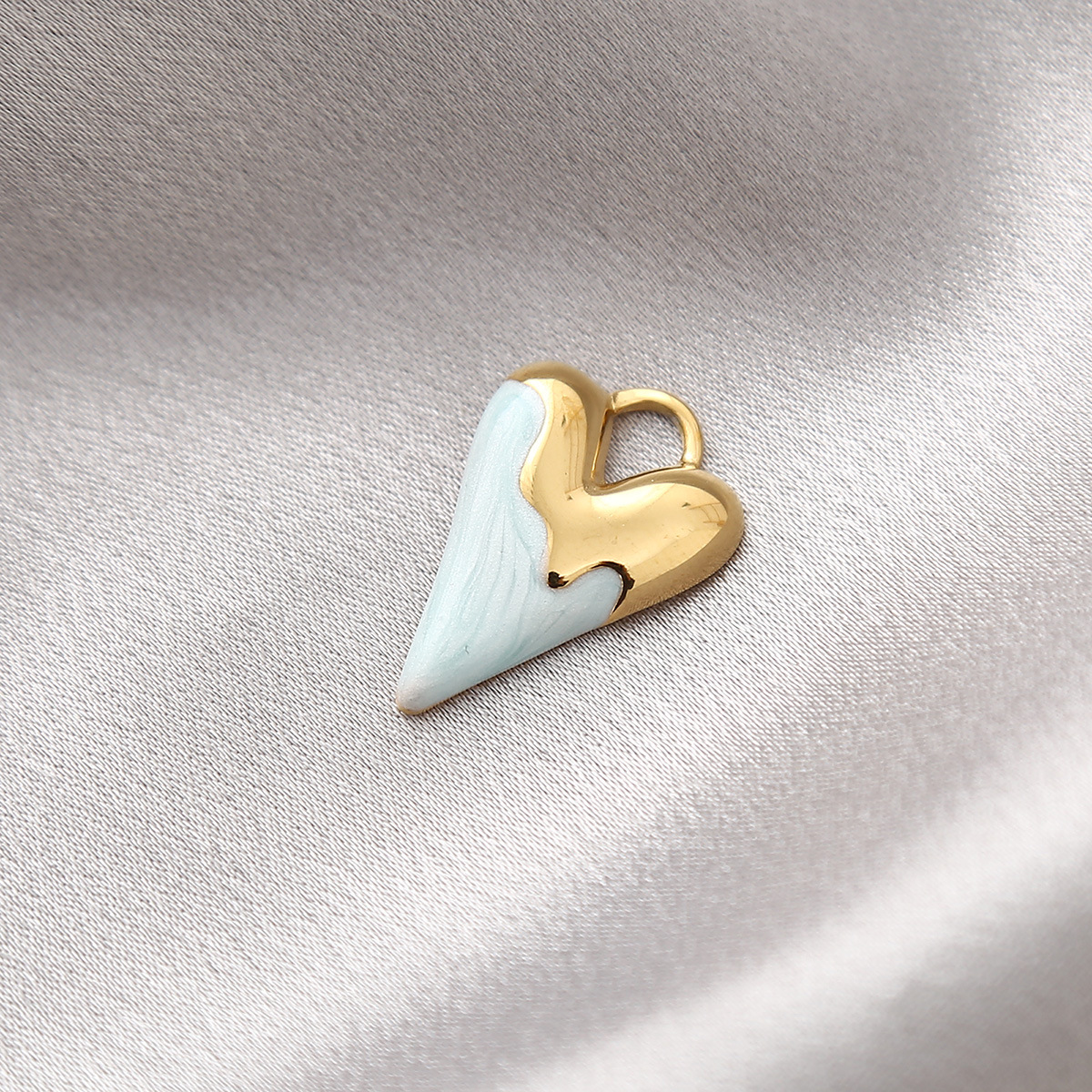 1 Pieza 17x25mm Acero Inoxidable 304 Forma De Corazón Colgante Accesorios De Joyería display picture 7