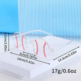 亚马逊新款一体式太阳镜圆形糖果色可加印图片LOGO派对装饰镜厂家