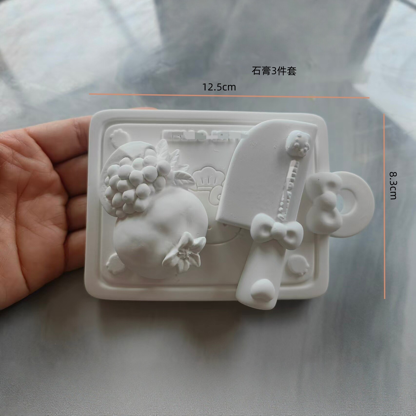 石膏彩绘DIY套装儿童益智手工玩具白胚涂色模型摆摊创意填色玩具
