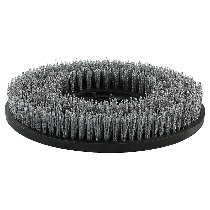 Cepillo de cuerda de acero de 17 pulgadas Mármol Granito superficie ardiente pulido máquina de pulir piedra antiguo cepillo de alambre de limpieza