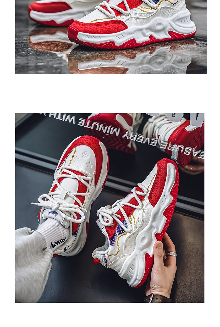 2024 herfst nieuwe lage top dikke zool vader trendy student leren gezicht niche casual sport herenschoenen_voghion.com