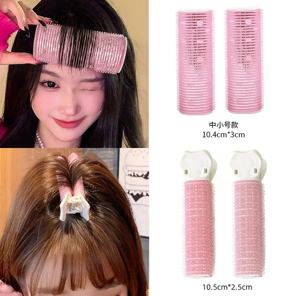@ Small and medium-sized curling barrel + fluffy clip [pink 4 pieces]₸