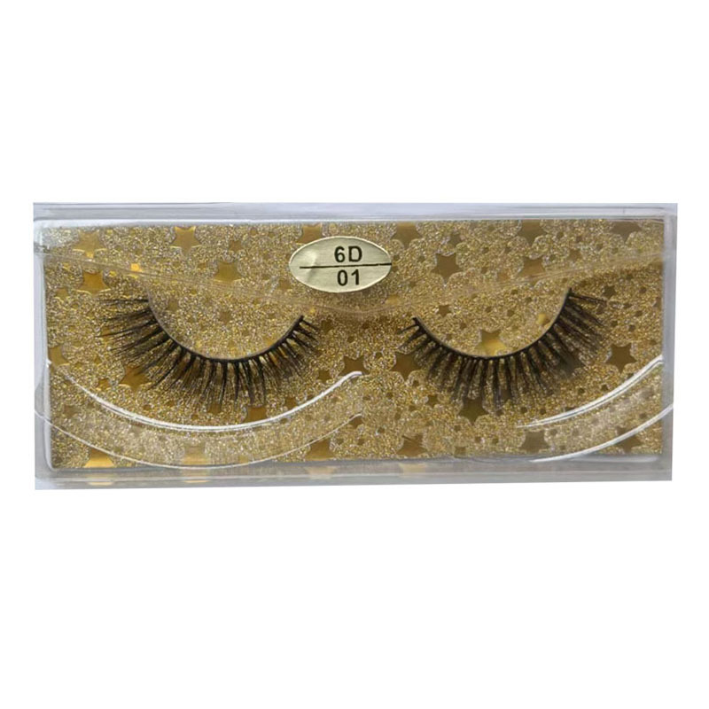 Pestañas postizas de fibra química tridimensional 3D que se curvan un par de pestañas multicapa gruesas ojos grandes y suaves pestañas cómodas