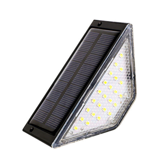 Cross Border Solar Triangle Step Light Stair Foot Floor Light Courtyard Garden Trail Porch Terrace Atmosphere Decoration