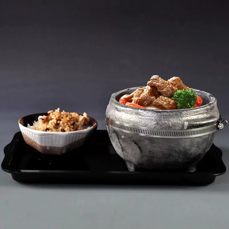 Qixian кассероль, специальная кастрюля для картофельной муки, жаропрочная чёрная кастрюля для рисовой лапши, старинный глиняный горшок для лапши, прямые поставки от производителя