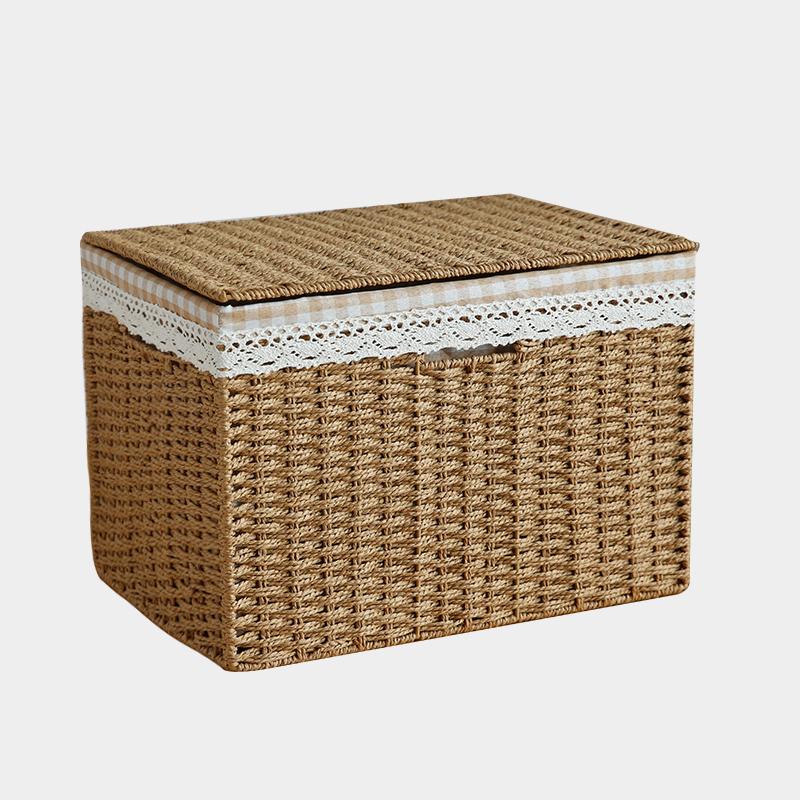 카멜 체크 무늬 안감