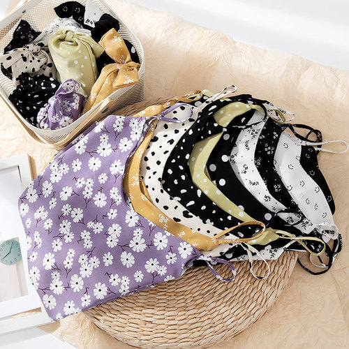 1815# Summer New Arrival Chic Floral Mini Tank Top with Multi-Color Designs for Women