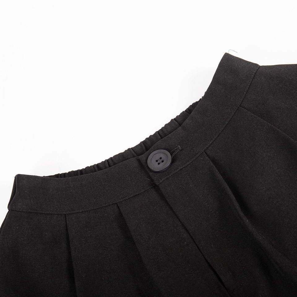 Bộ vest blazer dáng ngắn cổ ve áo kèm chân váy siêu ngắn dài tay — Màu hồng, Màu hồng nhạt, Màu đen, Tất cả các màu đều có trong kho, size L trọng lượng: 670g chi tiết 14