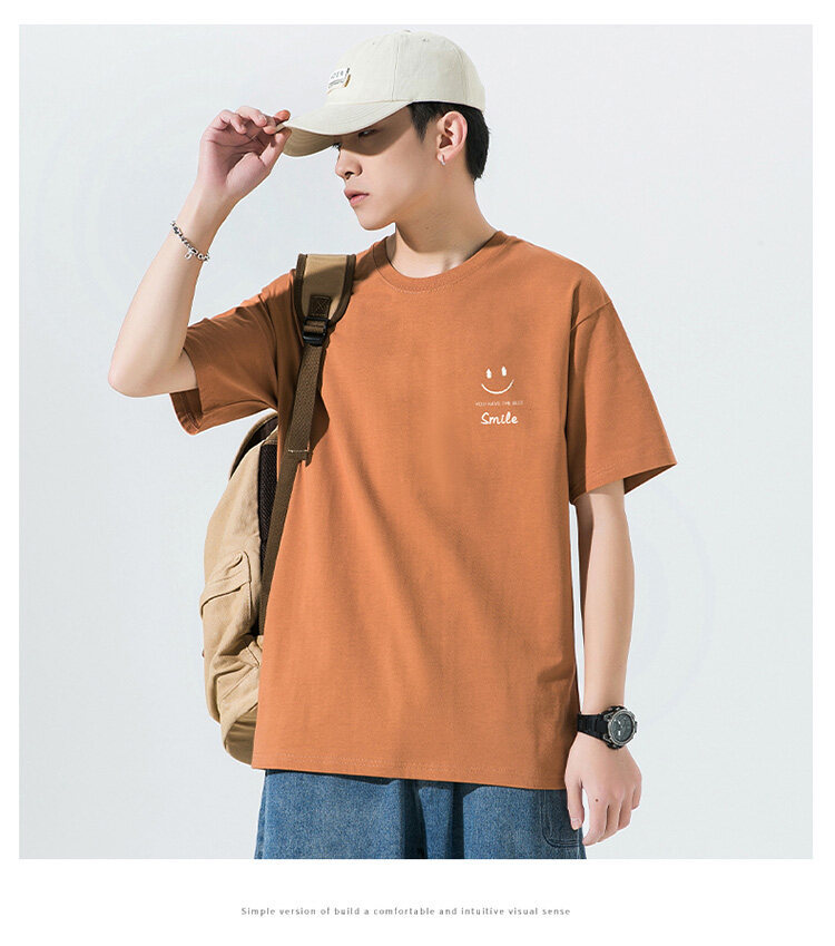 Camiseta de manga corta hombre verano plus big size gorda holgada slim hombre algodón t media manga top ice sense verano pic 17