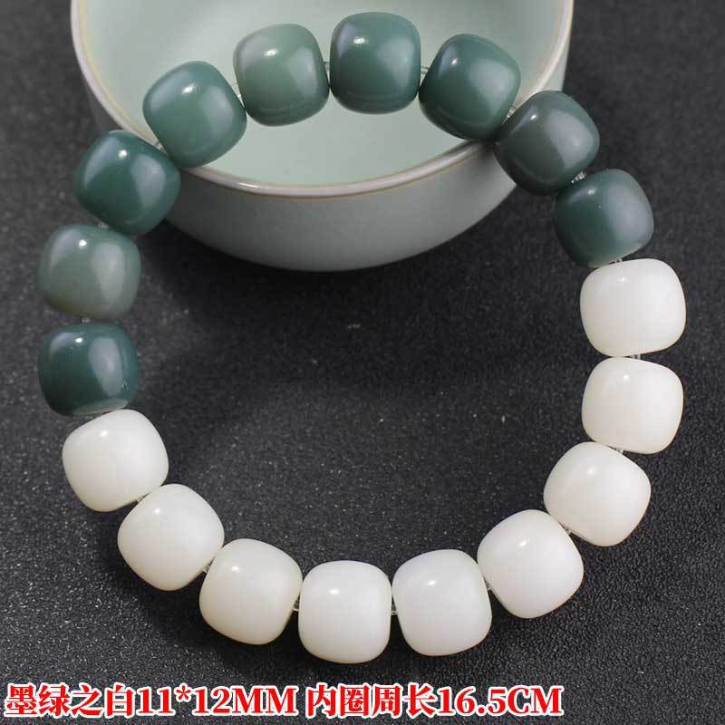 진한 녹색 흰색 11*12MM
