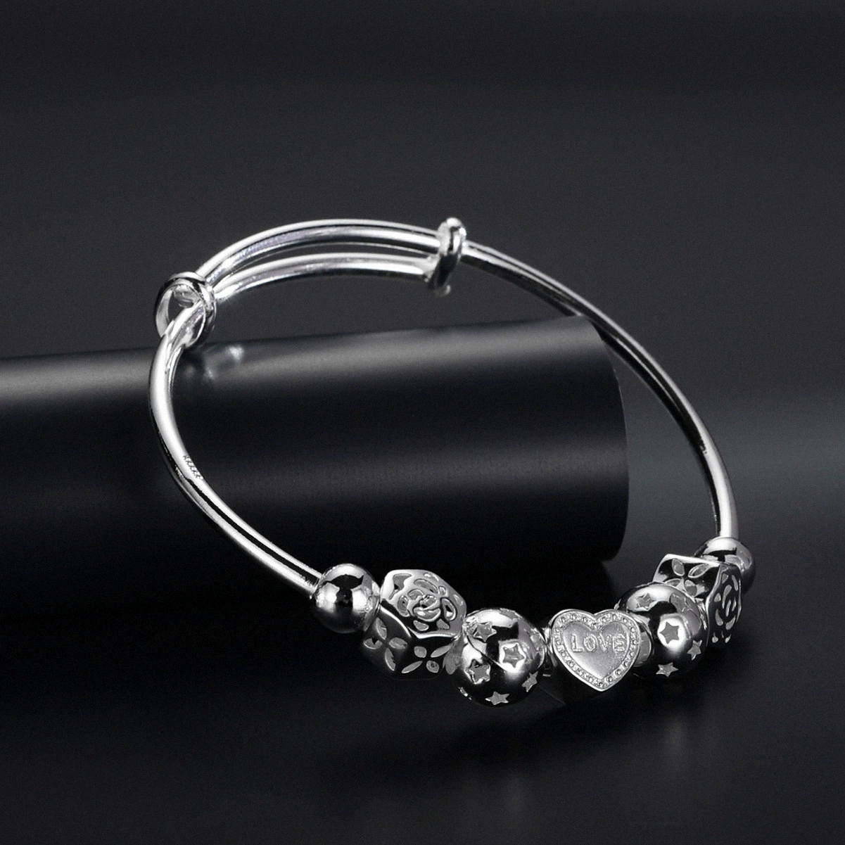 Стильная серебряная bracelet, прямая продажа от завода, подарок на день рождения, оптом