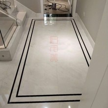 天然雅士白简约窗台台面墙身地面加工成品Ariston white marble