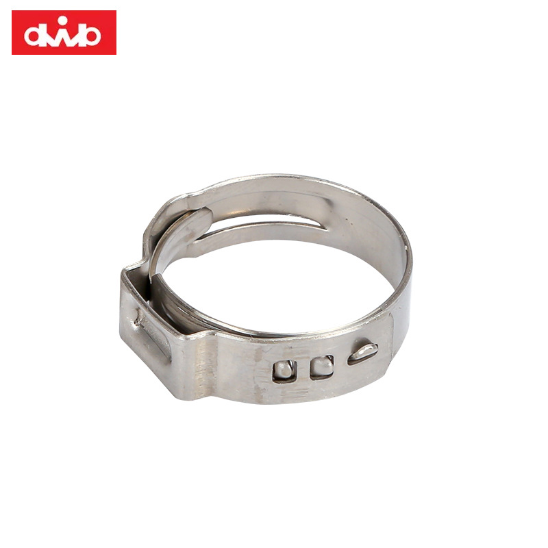 乐清东博dwb工厂生产单油管卡箍喉箍传动轴油泵304不锈钢耳型卡箍
