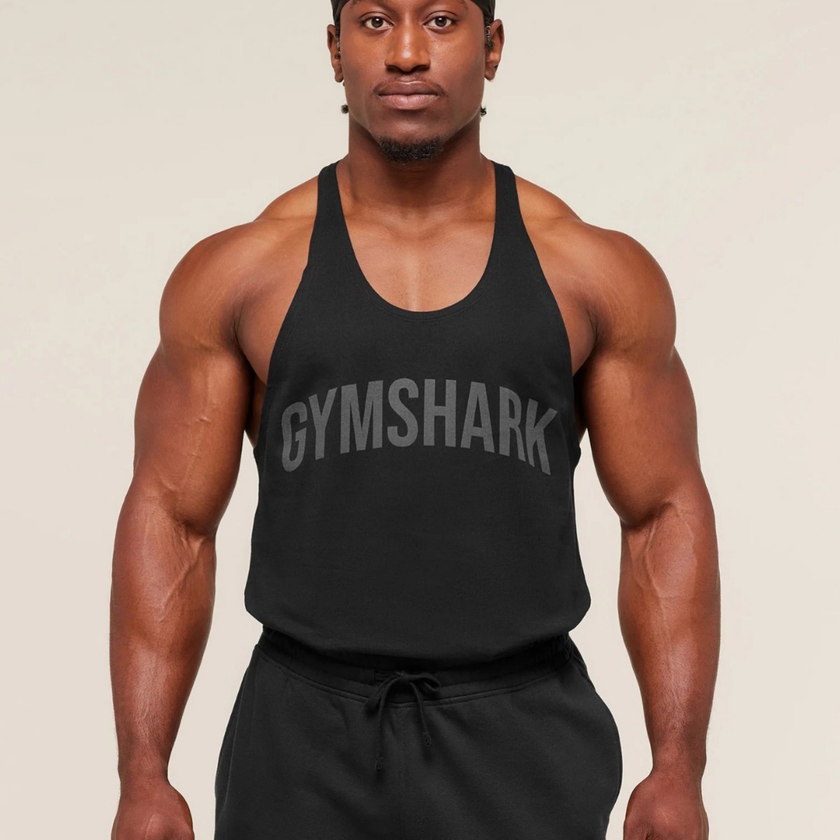 Gymshark New Men's Slim-Fit Sports Casual Running Fitness Basketball Quick-Drying Elastic Sleeveless Vest