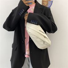 韩版胸包斜挎包男小包潮ins百搭手机腰包小容量小众设计感单肩包