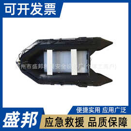水域救援铝合金底抗洪救生艇充气船防汛橡皮艇救援艇冲锋舟